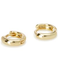 Simon's - Minimalist Mini Hoops - Lyst