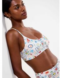 Simon's - Trimmed Bust Bralette - Lyst