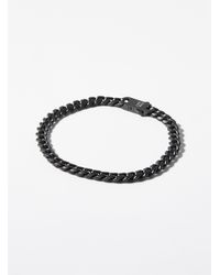Steel and Barnett - Black Stephen Bracelet - Lyst