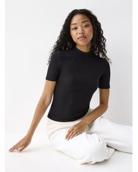 Twik - Fine Ribbing Mock - Lyst