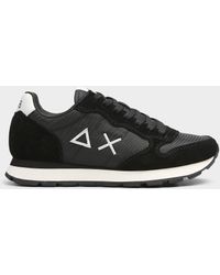 Sun 68 - Tom Canvas And Suede Sneakers Men - Lyst
