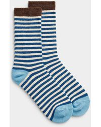 Simon's - Striped Wool - Lyst