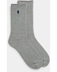 Polo Ralph Lauren - Signature Solid Ribbed Socks - Lyst