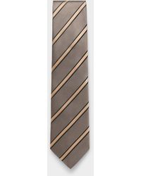Le 31 - Finely Ribbed Striped Tie Exclusive Collection From Italy - Lyst