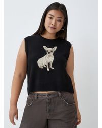 Twik - Jacquard Print Sweater Vest - Lyst