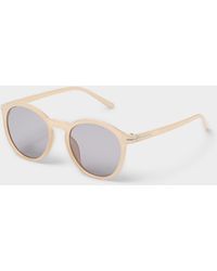 Simon's - Kim Polarized Round Sunglasses - Lyst