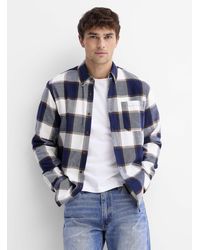 Le 31 - Check Flannel Shirt Comfort Fit - Lyst