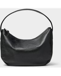 Simon's - Minimalist Pebbled Leather Xl Shoulder Bag Exclusive Collection From Italy - Lyst