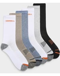 Merrell - Solid/heathered Padded Socks 6 - Lyst