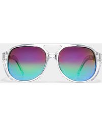 Le 31 - Sam Colourful Aviator Sunglasses - Lyst
