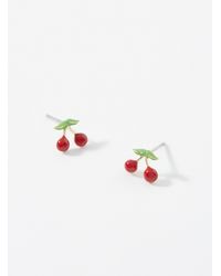 Simon's - Sweet Cherry Earrings - Lyst