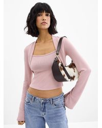 Icône - Supple Knit Bolero And Cami - Lyst