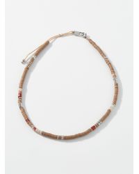 Zag Bijoux - Heishi Touch Of Colour Necklace - Lyst