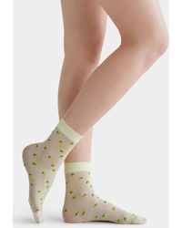 Pretty Polly - Lemon Sheer Ankle Sock - Lyst