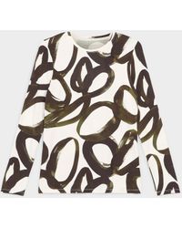 Contemporaine - Flowy Patterned T - Lyst