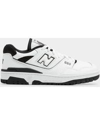 New Balance - Black And White 550 Sneakers Men - Lyst