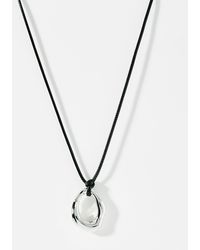 Simon's - Sinuous Ring Cord Necklace - Lyst