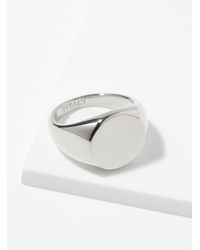Vitaly Rey Signet Ring - Metallic