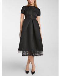 Denis Gagnon - Waffled Fitted Dress - Lyst