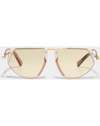 Spitfire - Live For Today Edgy Aviator Sunglasses - Lyst