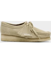Clarks - Maple Suede Wallabee Loafers Women - Lyst
