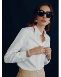 Contemporaine - Stretch Poplin Shirt - Lyst