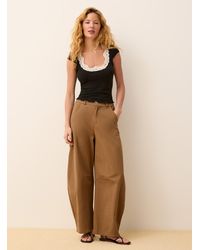 Icône - Elastic Waist Twill Barrel - Lyst