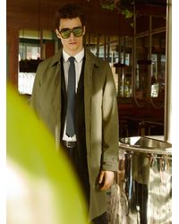 overcoat with removable liner