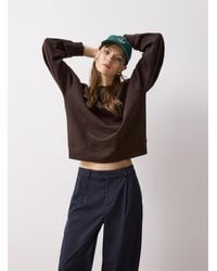 Twik - Oversized Thin Fleece Sweatshirt - Lyst