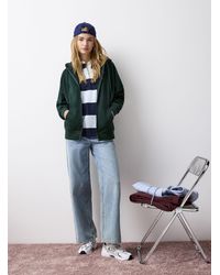Twik - Thin Jersey Loose Zippered Hoodie - Lyst