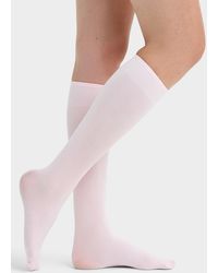 Simon's - Solid Opaque Knee - Lyst