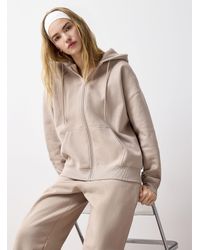 Twik - Thin Jersey Loose Zippered Hoodie - Lyst