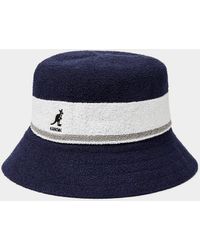 Kangol - Contrast Stripe Terry Bucket Hat - Lyst