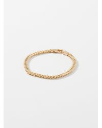 Tom Wood - Large Curb Gold Bracelet - Lyst