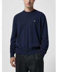 Vivienne Westwood - Touch Of Cashmere Embroidered Orb Sweater - Lyst