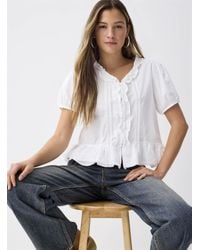 Twik - Ruffled Peplum Blouse - Lyst