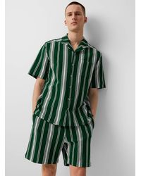 Le 31 - Striped Piqué Cabana Shirt Comfort Fit - Lyst