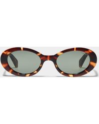 Komono - Ana Oval Sunglasses - Lyst