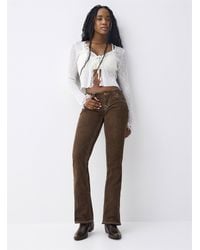 TRUE RELIGION - Becca Faded Brown Bootcut Jean - Lyst