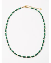 Le 31 - Green Stone Necklace - Lyst
