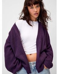 Twik - Shaker Rib Open Cardigan - Lyst