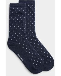 Simon's - Mini Polka Dot Socks - Lyst
