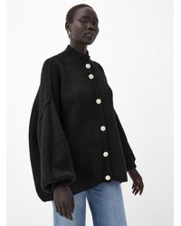 Contemporaine - Crest Buttons Loose Cardigan Exclusive Collection From Italy - Lyst
