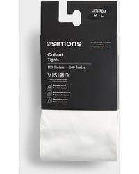 Simon's - Solid Comfortable Tights 100 Denier - Lyst