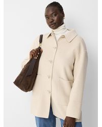 Contemporaine - Reprocessed Wool Felted Shirt - Lyst