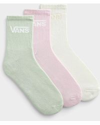Vans - Contrast Logo Classic Ankle Socks 3 - Lyst