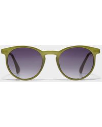 Simon's - Regan Round Sunglasses - Lyst