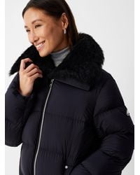 Moose Knuckles - Belle Dune Fur Collar Down Puffer Jacket - Lyst