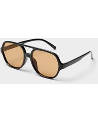 Simon's - Micaela Tinted Aviator Sunglasses - Lyst
