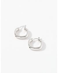 Simon's - Square Silhouette Earrings - Lyst